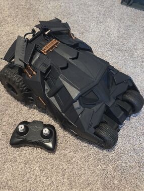 Remote Control Batmobile RC Car in Matte Black